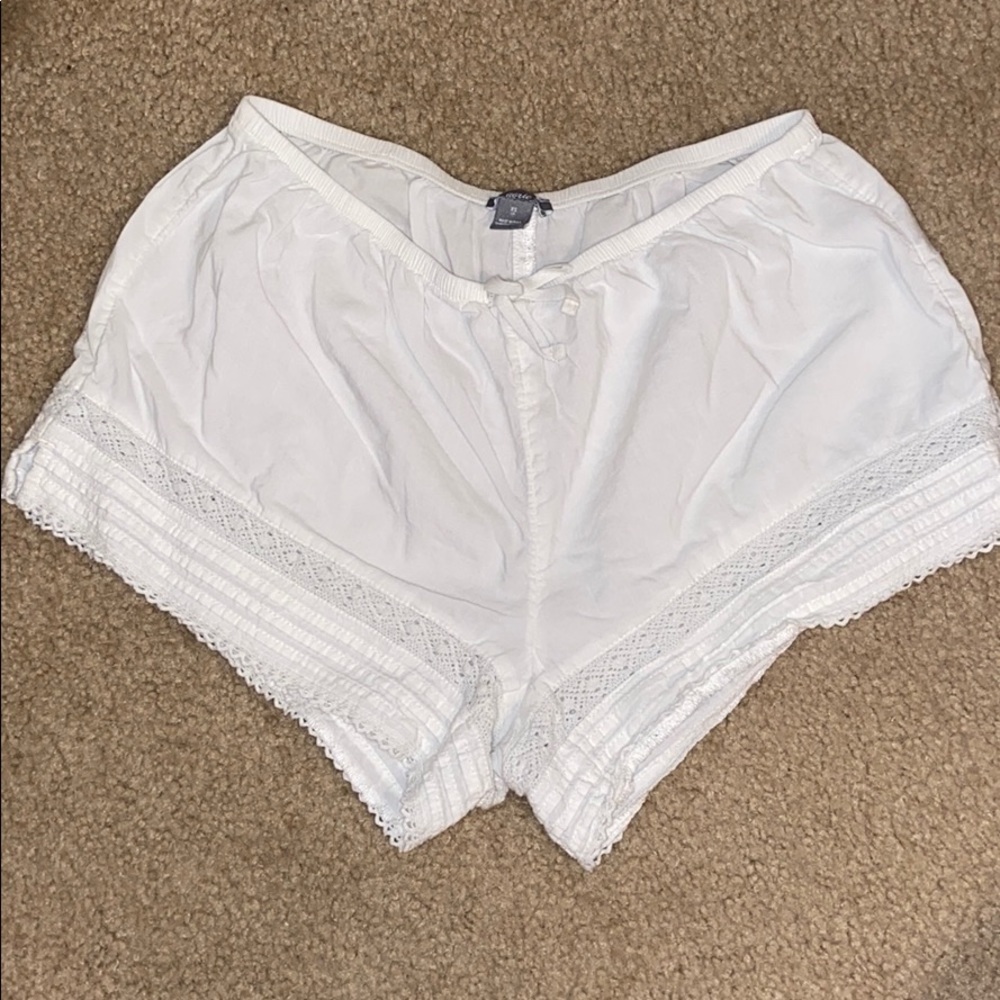 Aerie white sleep shorts, PJ shorts